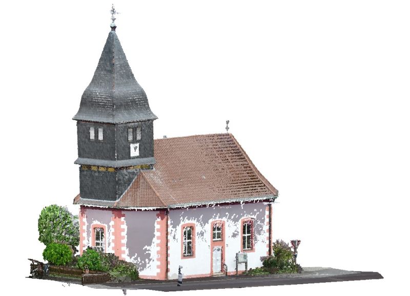 3D point cloud to historic church building modeling in Germany. – image 1