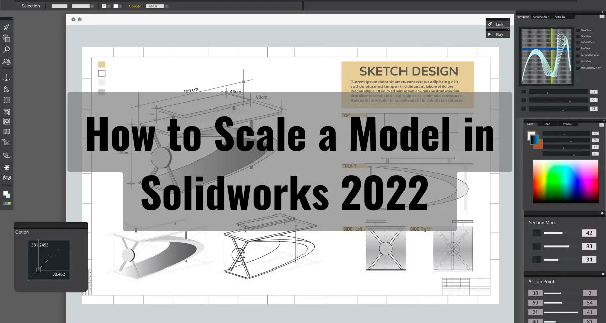 How to Scale a Model in Solidworks