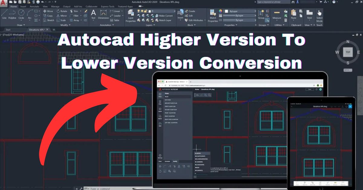 Autocad Higher Version To Lower Version Conversion