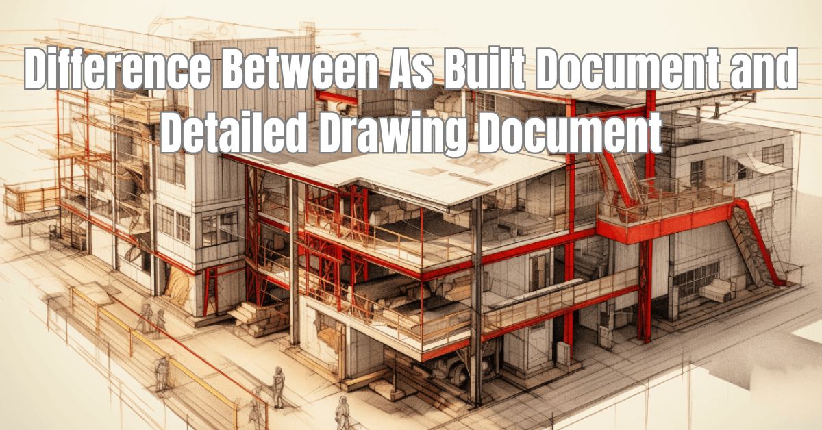 Difference Between As Built Document and Detailed Drawing Document
